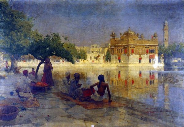 The Golden Temple, Amritsar by Edwin Lord Weeks - Hand-Painted Oil Painting on Canvas Sale