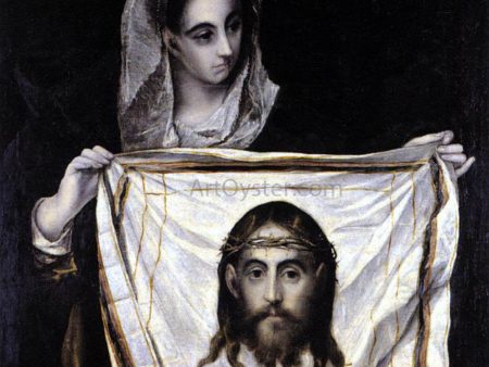 St Veronica Holding the Veil by El Greco - Hand-Painted Oil Painting on Canvas Online Hot Sale