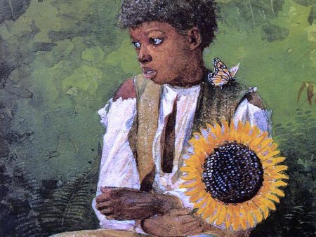 A Flower for the Teacher by Winslow Homer - Hand-Painted Oil Painting on Canvas For Sale