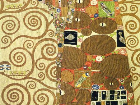 A Frieze of the Villa Stoclet in Brussels Fulfillment by Gustav Klimt - Hand-Painted Oil Painting on Canvas Online now