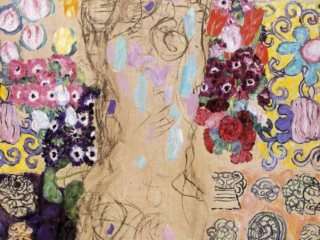 A Portrait of Maria Munk (unfinished) by Gustav Klimt - Hand-Painted Oil Painting on Canvas Online Sale