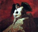 Angel in Chains by Odilon Redon - Hand-Painted Oil Painting on Canvas For Cheap