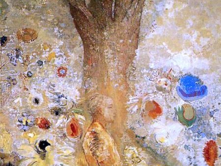 Buddah in His Youth by Odilon Redon - Hand-Painted Oil Painting on Canvas Sale