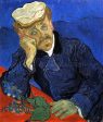 A Portrait of Doctor Gachet by Vincent Van Gogh - Hand-Painted Oil Painting on Canvas on Sale