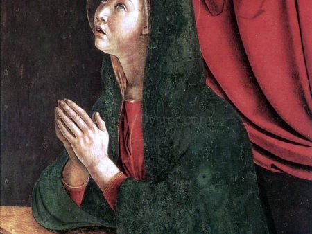 Polyptych of San Vincenzo Ferreri (detail) by Giovanni Bellini - Hand-Painted Oil Painting on Canvas on Sale