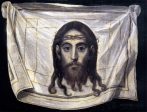 The Veil of St Veronica by El Greco - Hand-Painted Oil Painting on Canvas For Sale