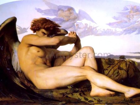 A Fallen Angel by Alexandre Cabanel - Hand-Painted Oil Painting on Canvas Cheap