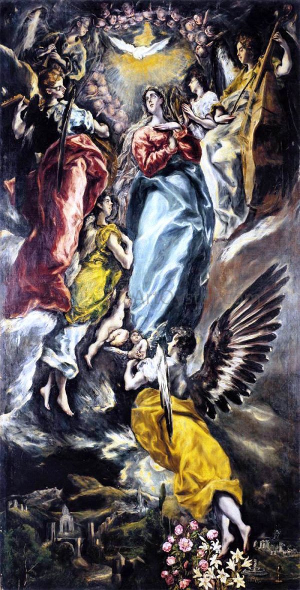 The Virgin of the Immaculate Conception by El Greco - Hand-Painted Oil Painting on Canvas Online