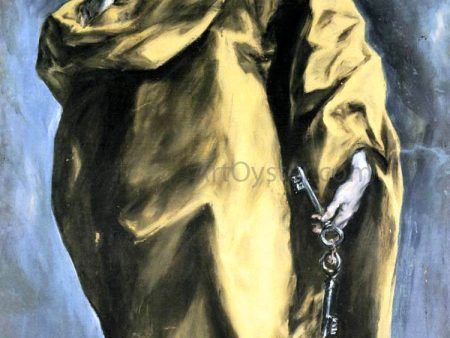 Saint Peter by El Greco - Hand-Painted Oil Painting on Canvas Cheap