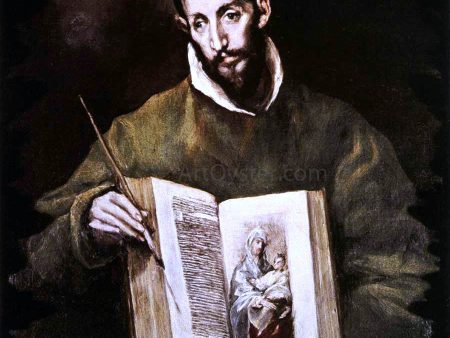 St Luke by El Greco - Hand-Painted Oil Painting on Canvas Discount