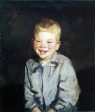 a Laughing Boy (Jobie) by Robert Henri - Hand-Painted Oil Painting on Canvas Sale