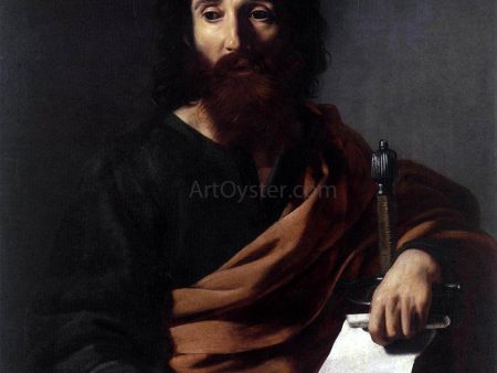 St Paul by Nicolas Tournier - Hand-Painted Oil Painting on Canvas Fashion