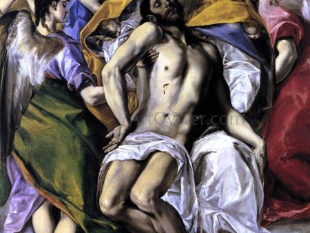 The Trinity by El Greco - Hand-Painted Oil Painting on Canvas Discount