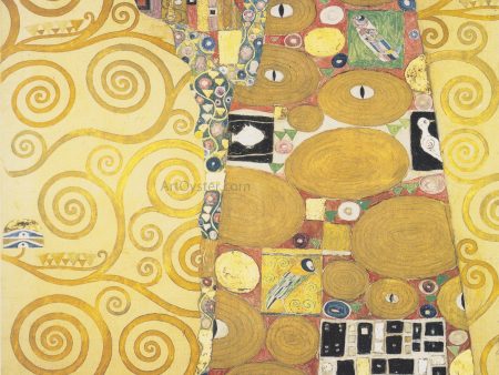 A Fulfillment by Gustav Klimt - Hand-Painted Oil Painting on Canvas on Sale