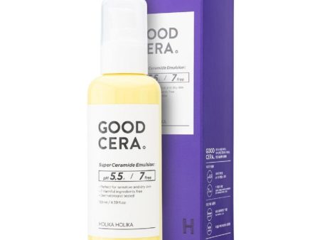 Emulsija veidui su keramidais Holika Holika Good Cera Super Ceramide Emulsion HH20010561, sausai, jautriai veido odai, 130 ml Online Hot Sale