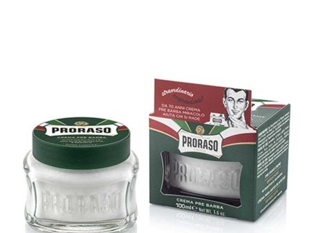 Proraso Green Line Pre-Shave Cream Gaivinantis kremas prieš skutimąsi For Discount