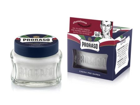 Proraso Blue Line Pre-Shave Cream Drėkinantis kremas prieš skutimąsi, 100ml Online Hot Sale