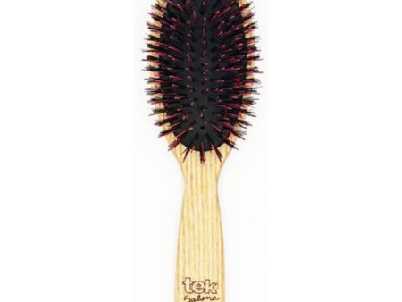 Plaukų šepetys TEK Salone Brush 1572-03 ovalus, medinis, kombinuotas Hot on Sale